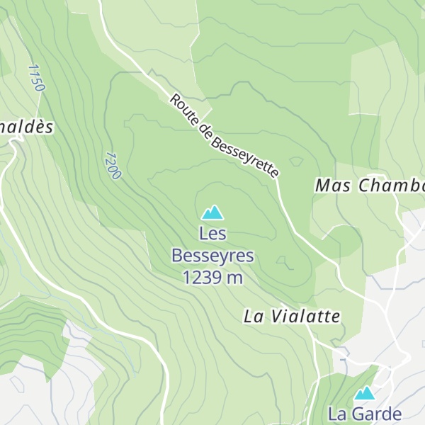 Map of Les Besseyres