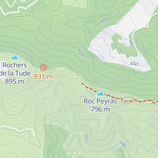 Map of Cabane du Col de la Baraquette