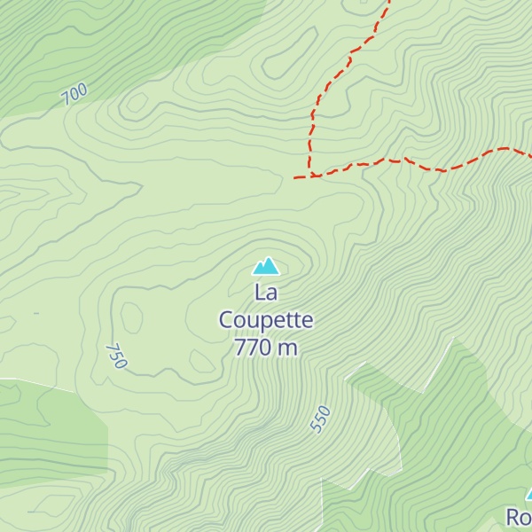 Map of La Coupette