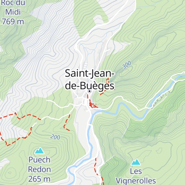 Map of Gîte Val de Buèges
