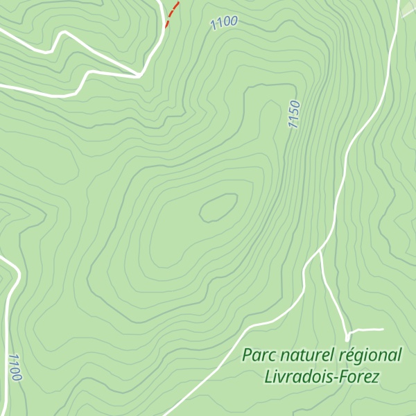 Map of Roche de Chantelauze
