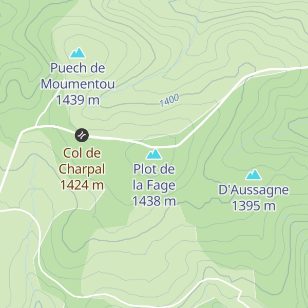 Map of Plot de la Fage