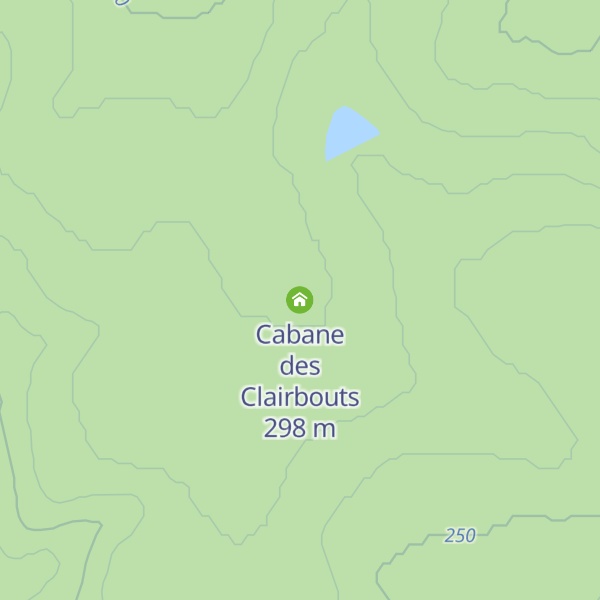 Map of Cabane des Clairbouts