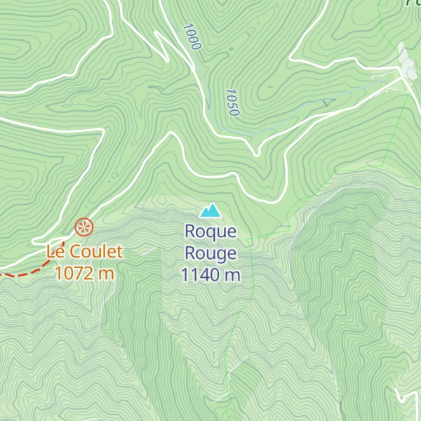 Map of Roque Rouge