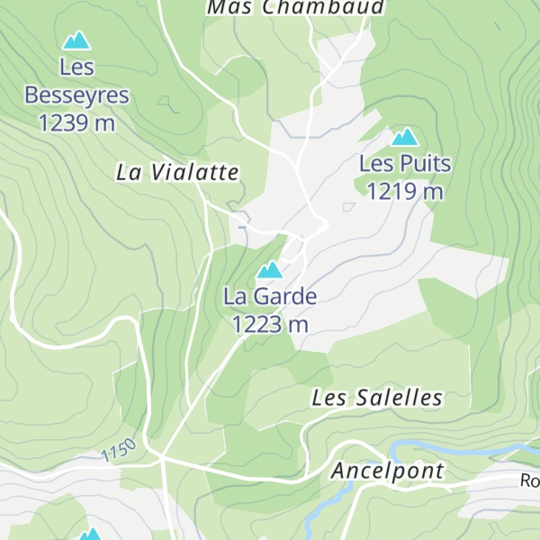 Map of La Garde