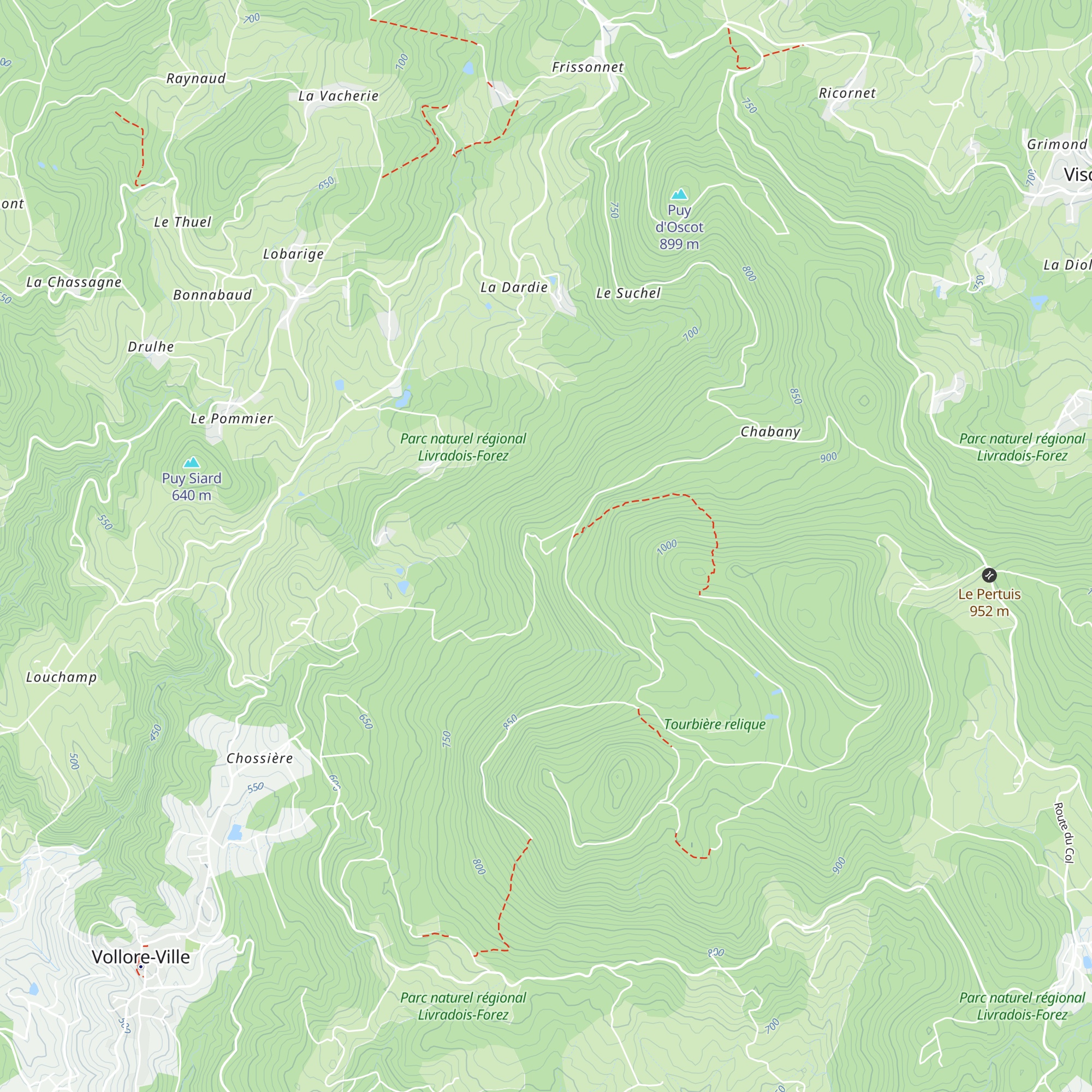 Gîte étape Rochemulet map
