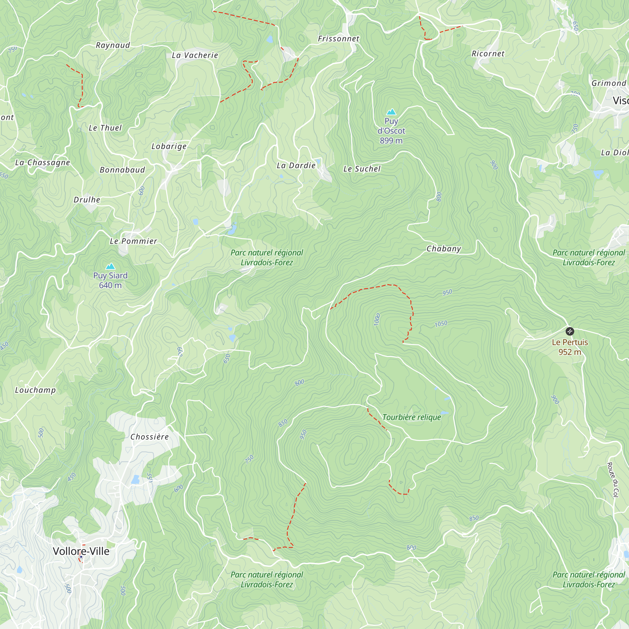 Gîte étape Rochemulet map