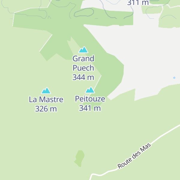 Map of Peitouze