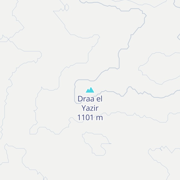 Map of Draa el Yazir