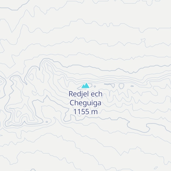 Map of Redjel ech Cheguiga