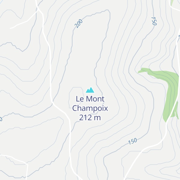 Map of Le Mont Champoix