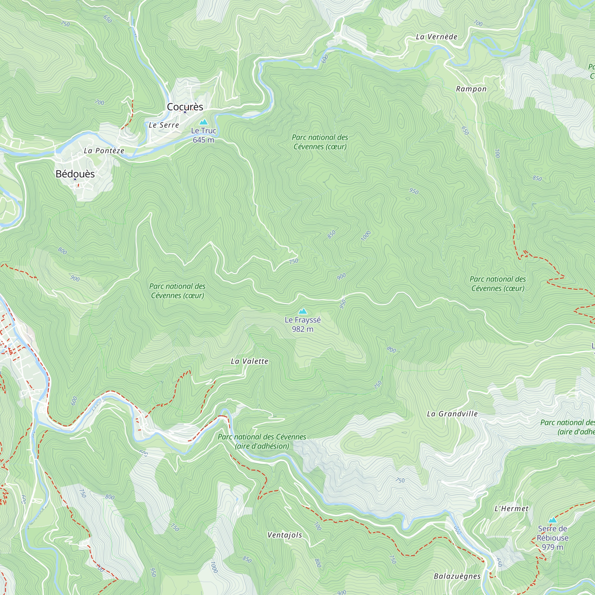 Cabane du Sellet map