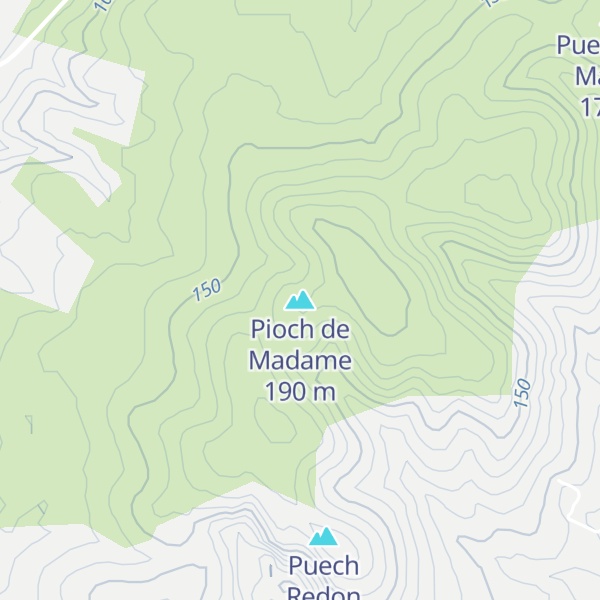 Map of Pioch de Madame