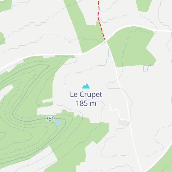 Map of Le Crupet
