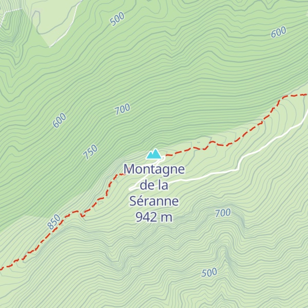 Map of Montagne de la Séranne