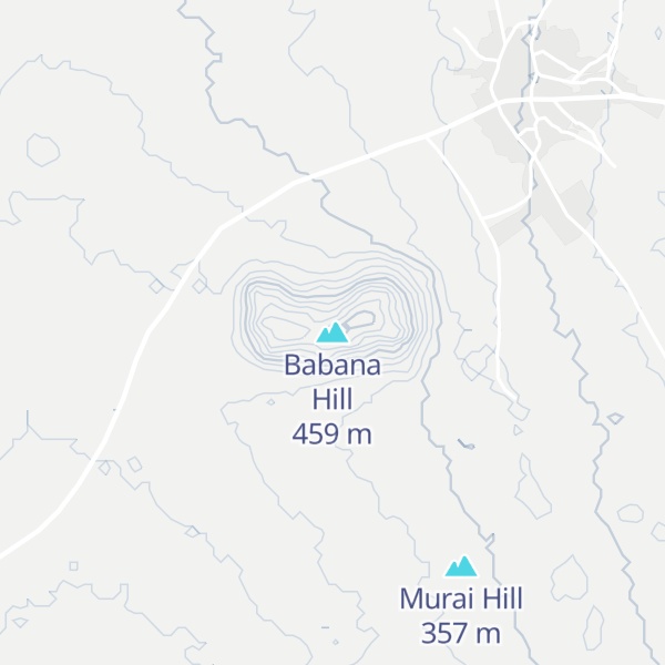 Map of Babana Hill