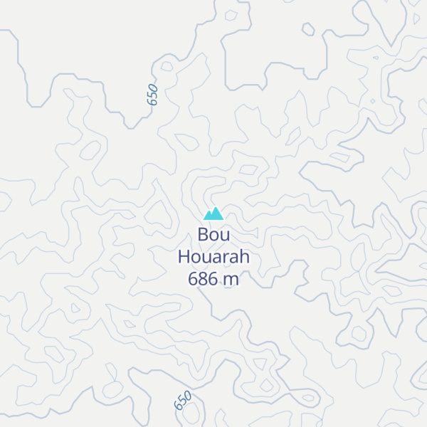 Map of Bou Houarah