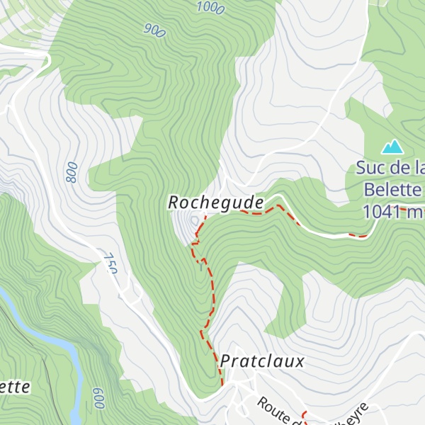 Map of Gîte de Rochegude