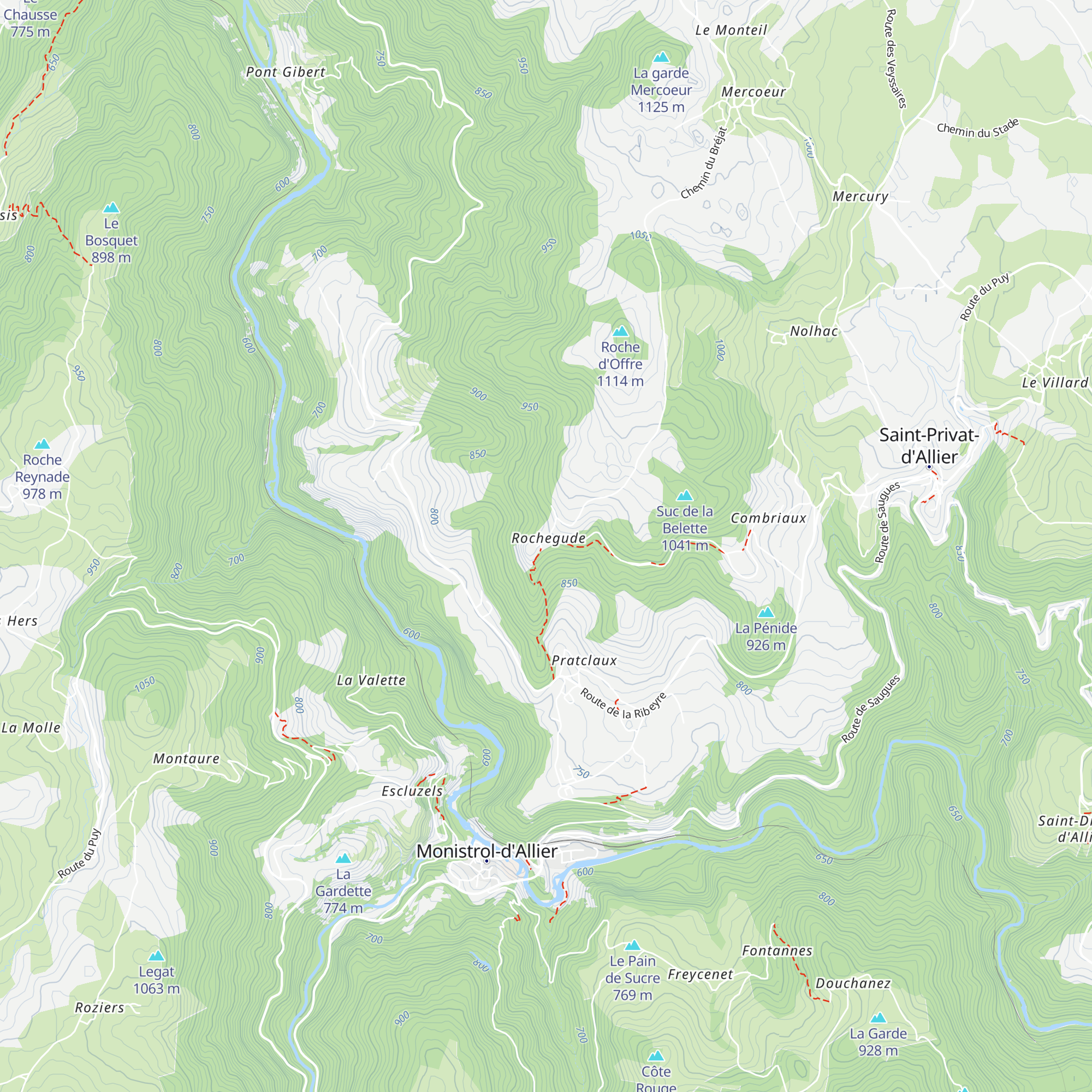 Gîte de Rochegude map