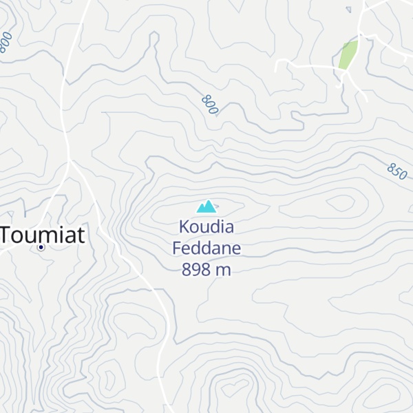Map of Koudia Feddane