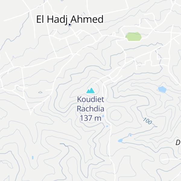 Map of Koudiet Rachdia