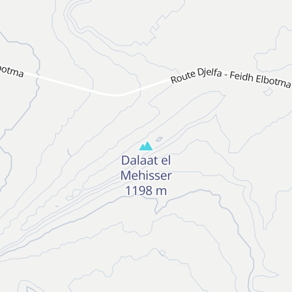 Map of Dalaat el Mehisser