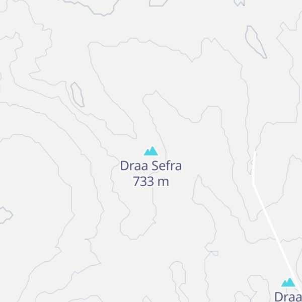 Map of Draa Sefra