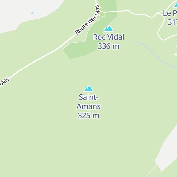 Map of Saint-Amans