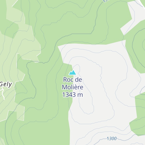 Map of Roc de Molière