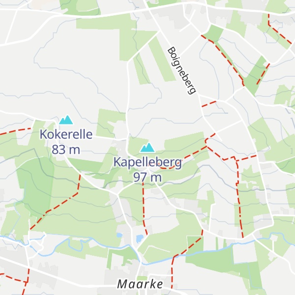 Map of Kapelleberg