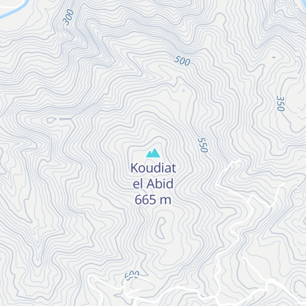 Map of Koudiat el Abid