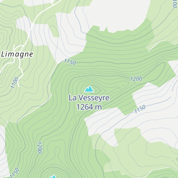 Map of La Vesseyre
