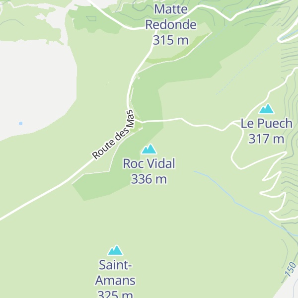 Map of Roc Vidal