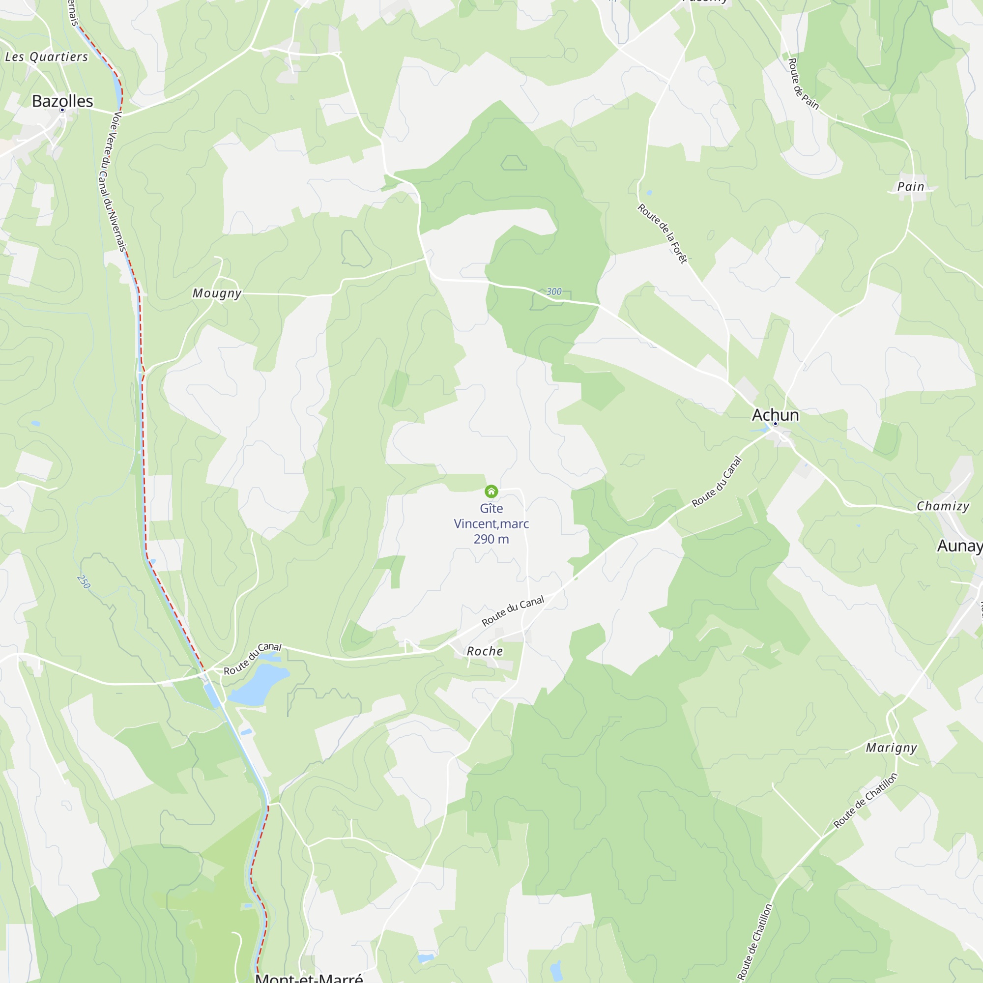 Gîte Vincent,marc map