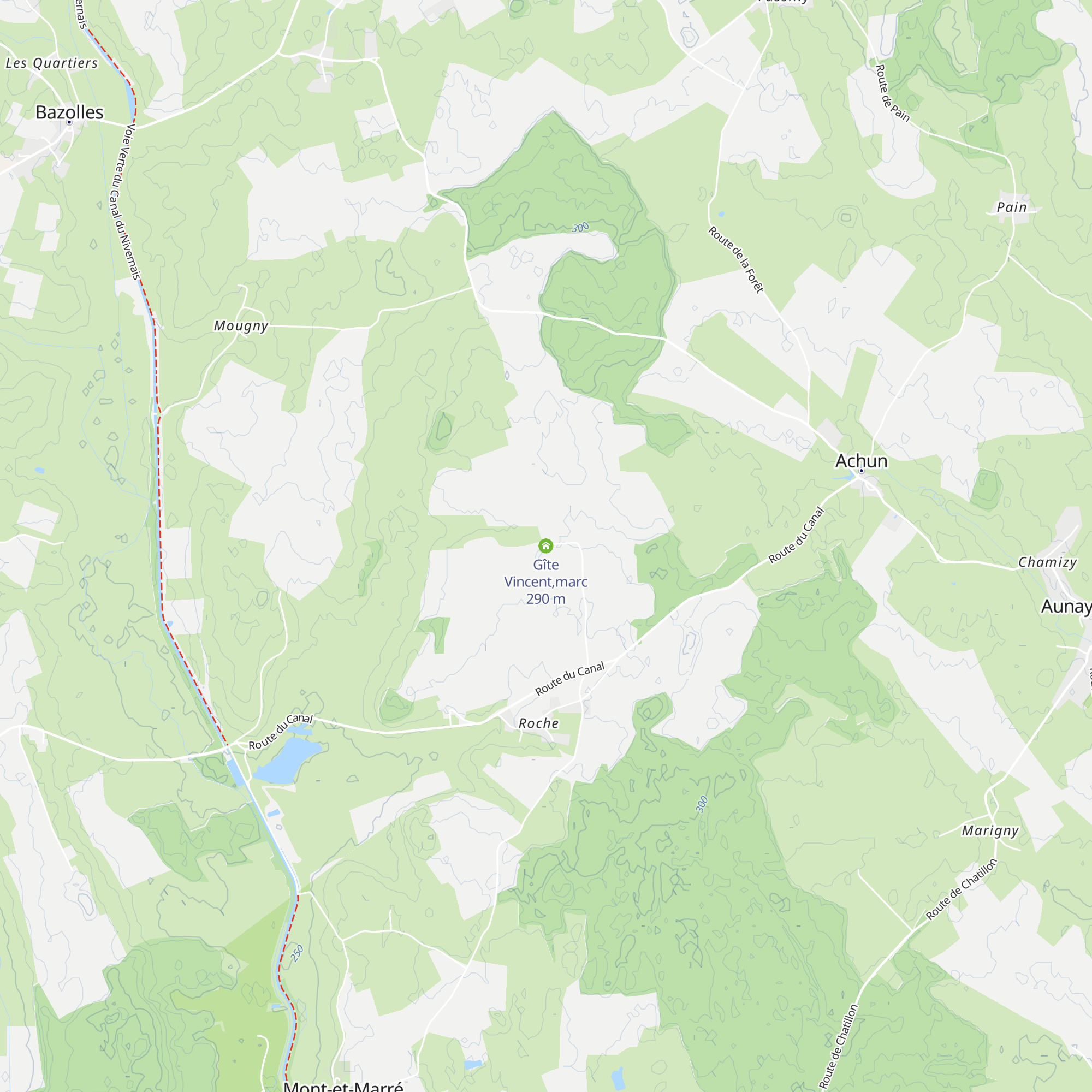 Gîte Vincent,marc map