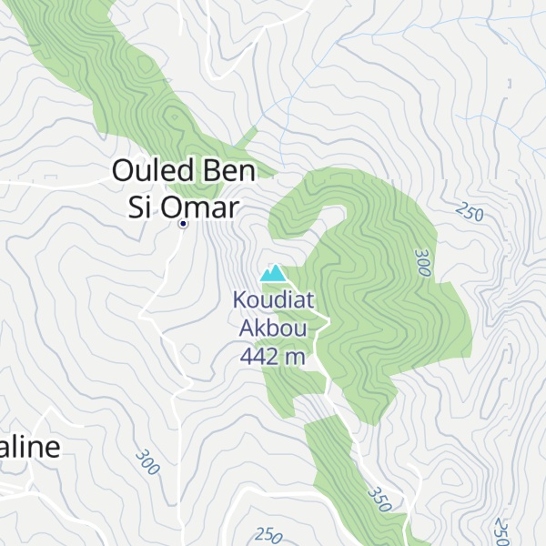 Map of Koudiat Akbou