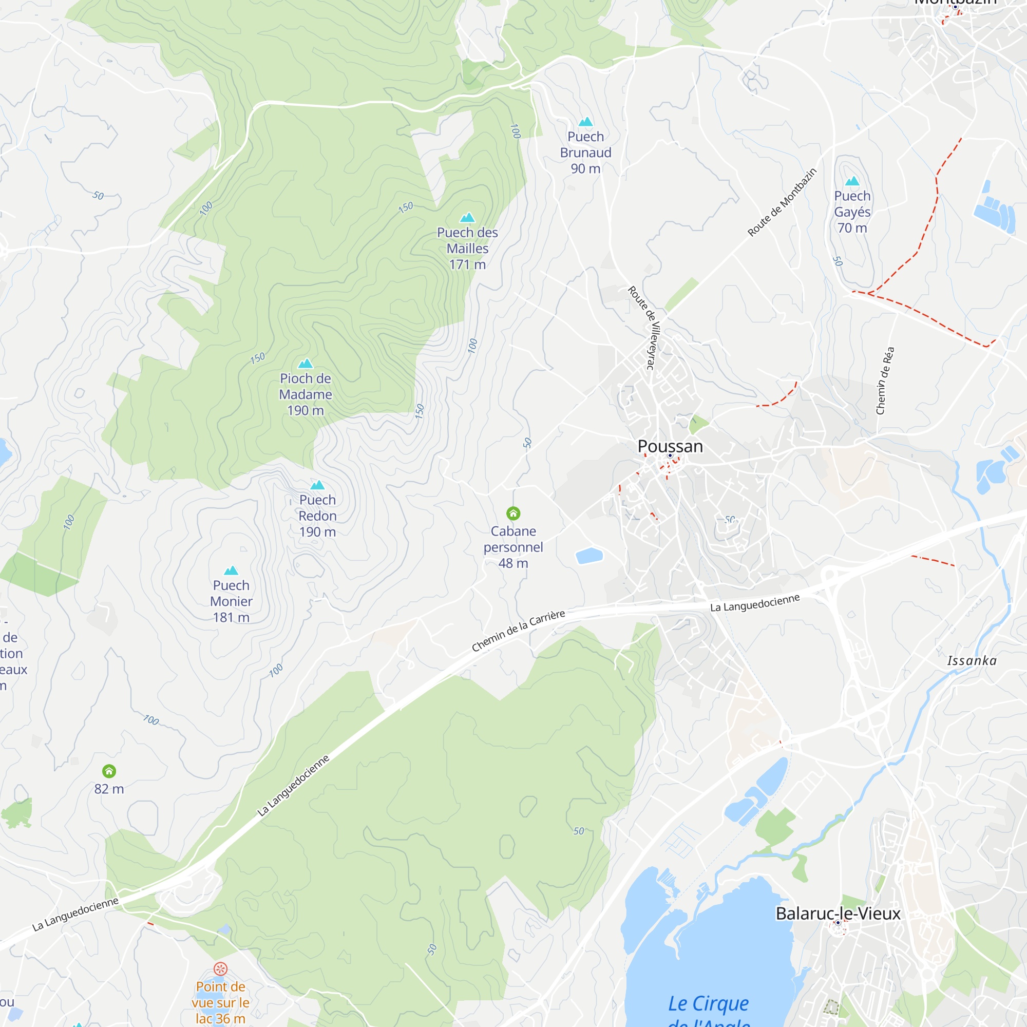 Cabane personnel map