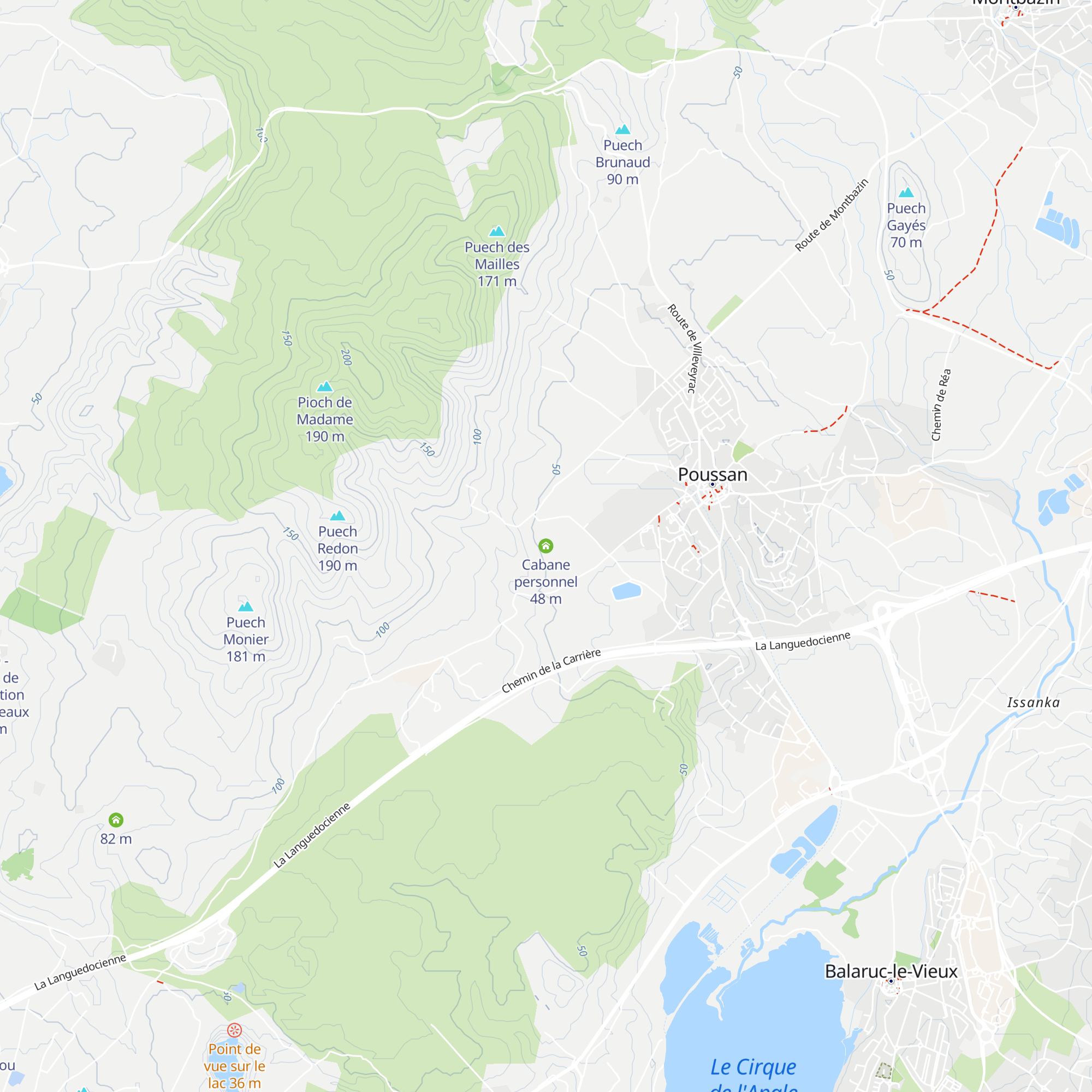 Cabane personnel map