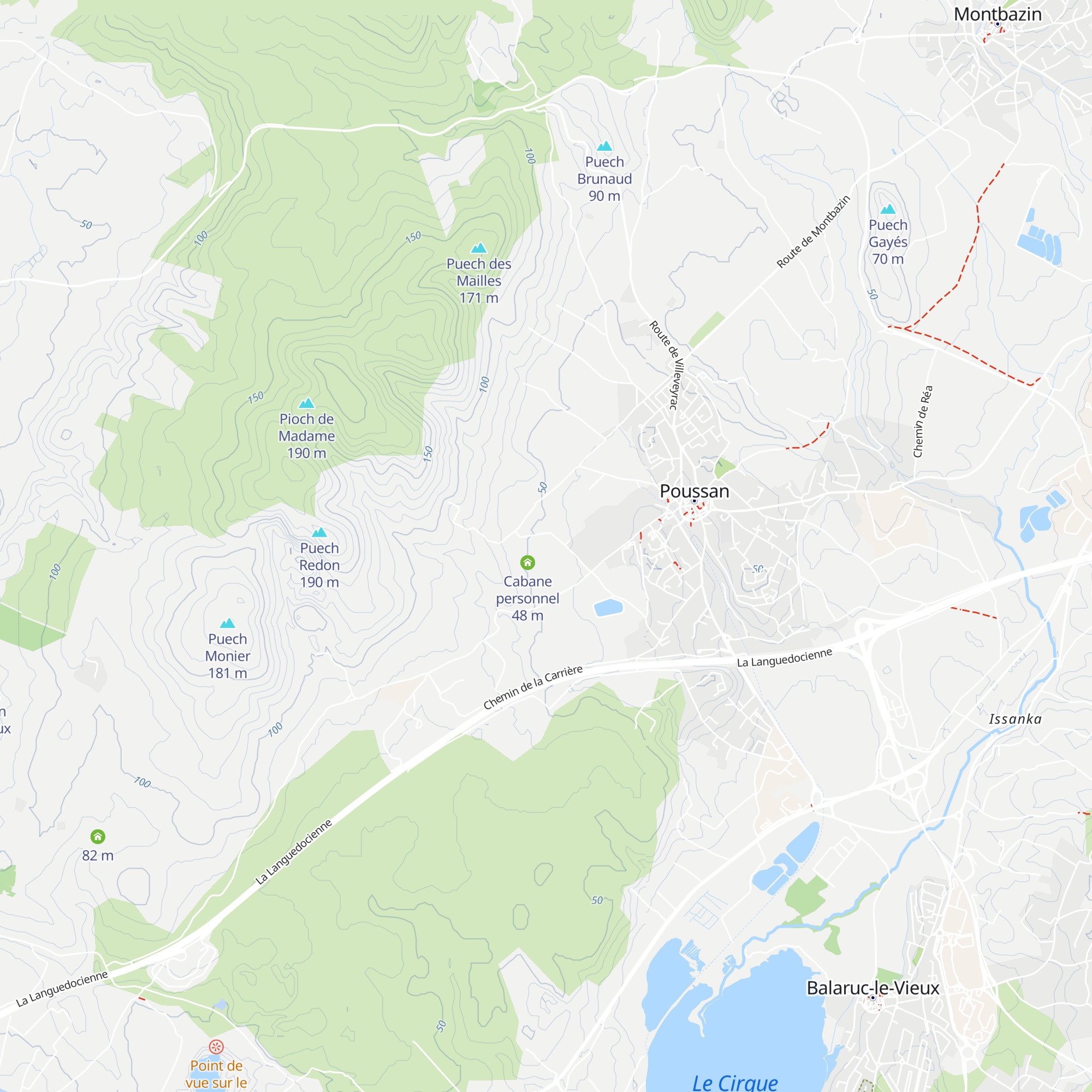 Cabane personnel map