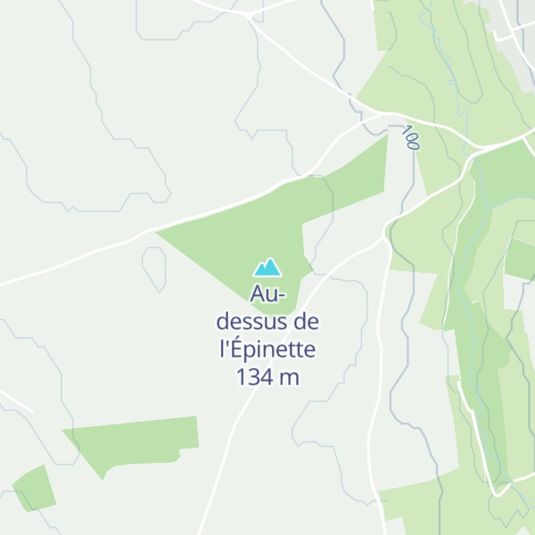Map of Au-dessus de l'Épinette