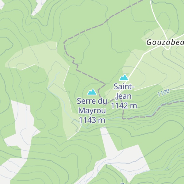 Map of Serre du Mayrou