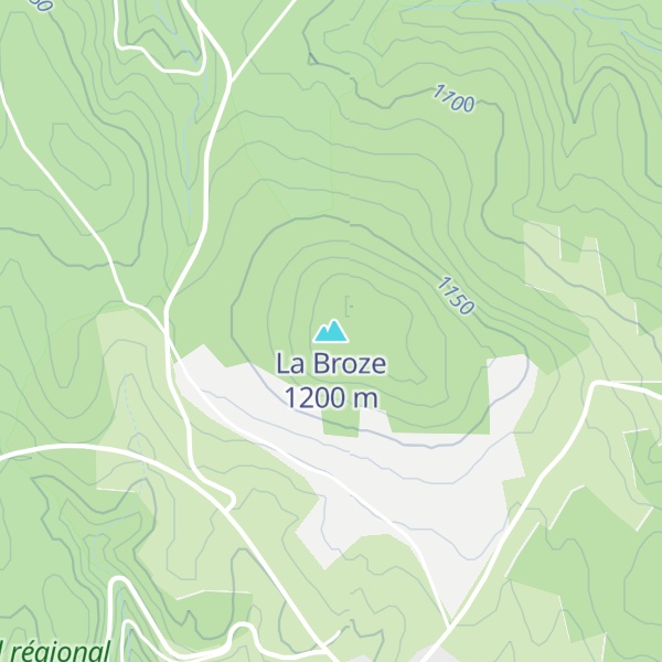 Map of La Broze