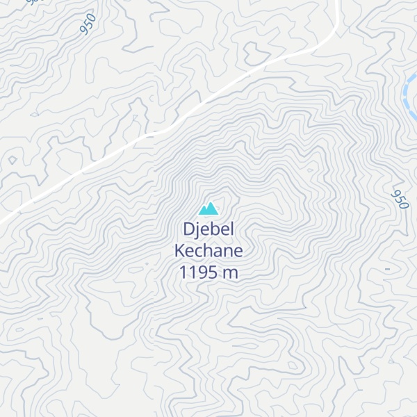 Map of Djebel Kechane