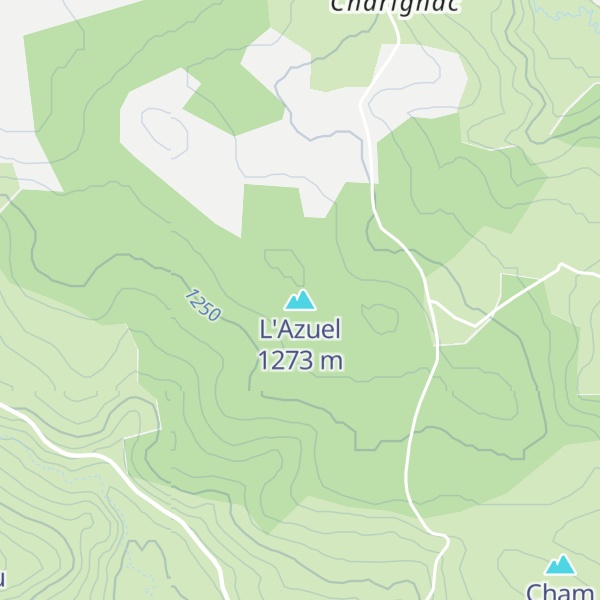 Map of L'Azuel
