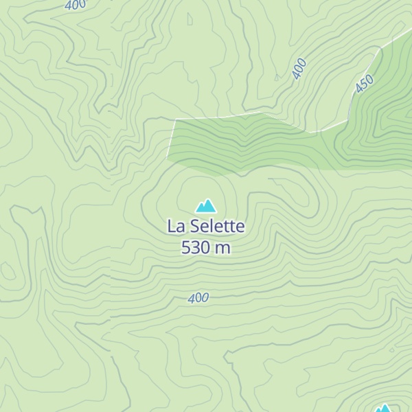 Map of La Selette