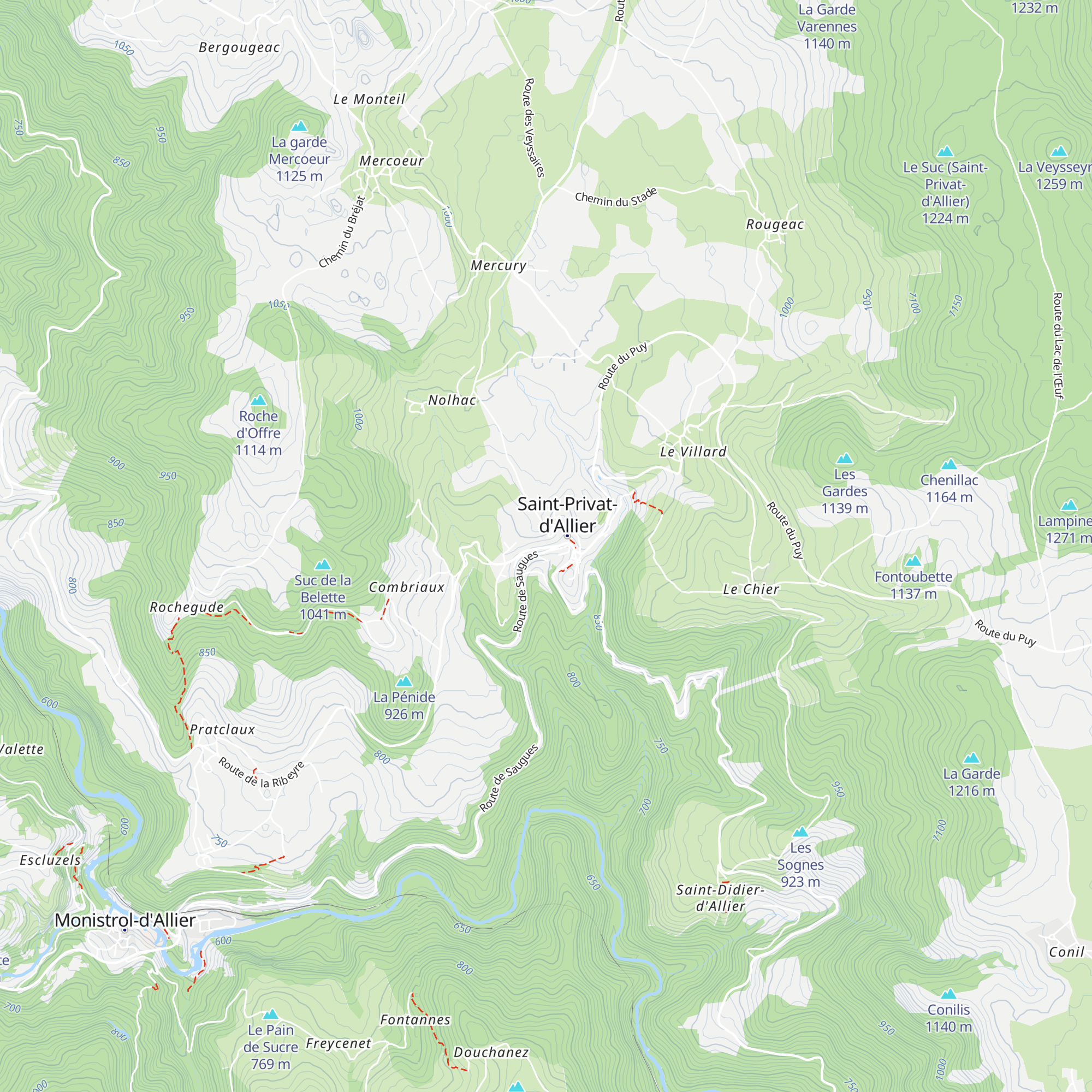 Gîte d'étape La Cabourne map