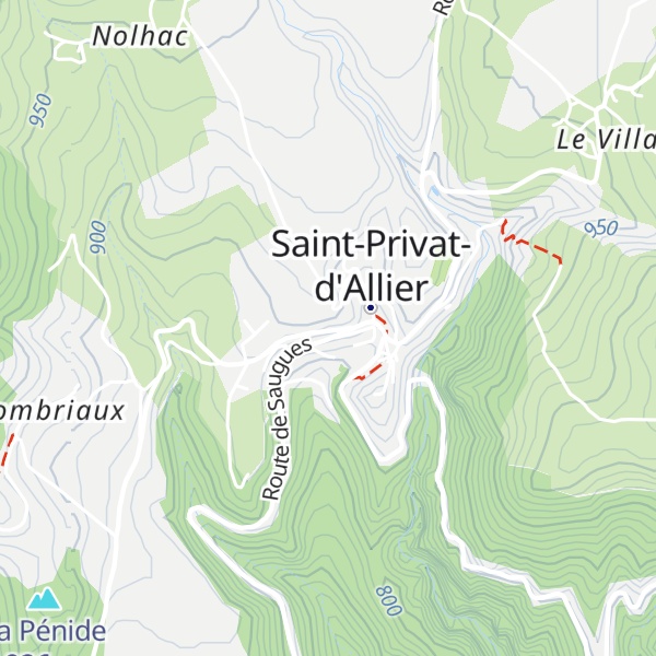 Map of Gîte d'étape La Cabourne