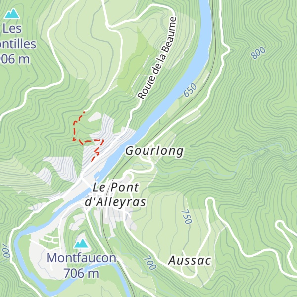 Map of Gîtes de la Vallée