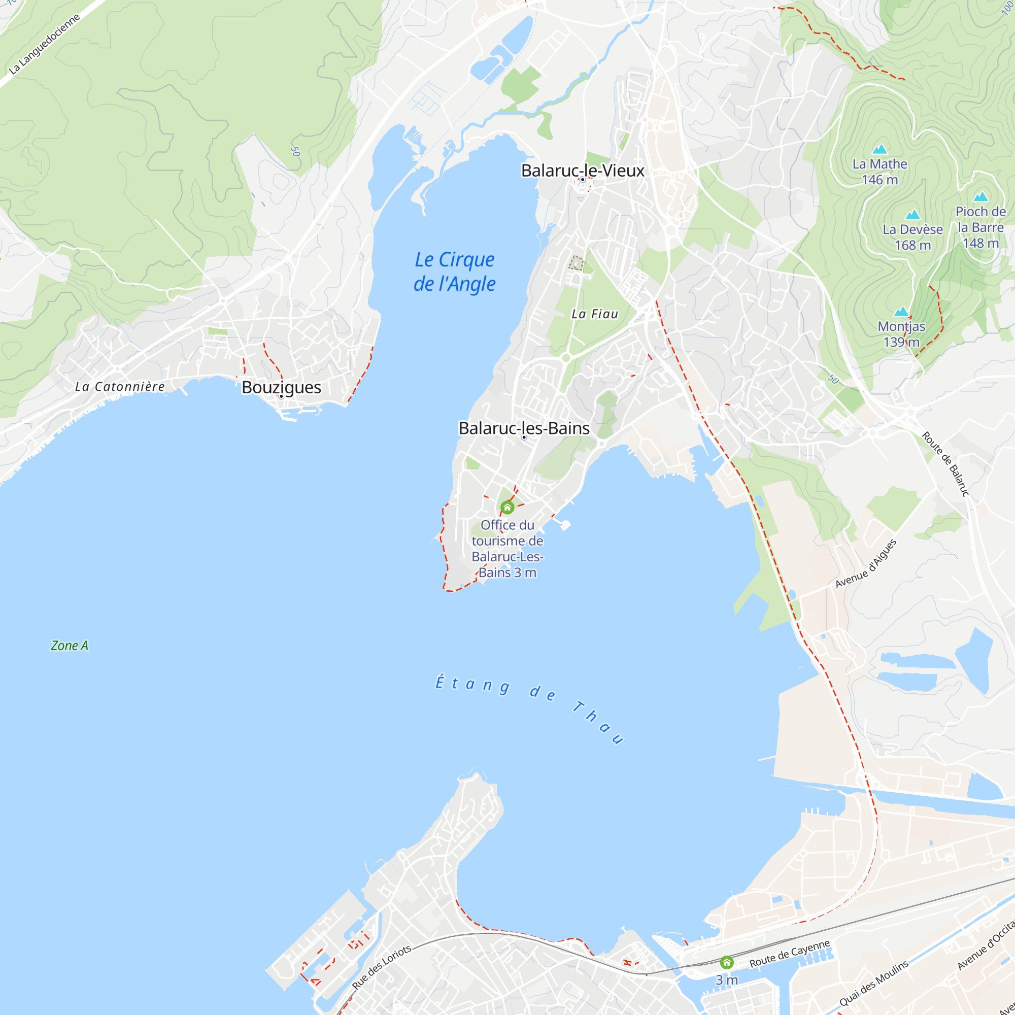 Office du tourisme de Balaruc-Les-Bains map