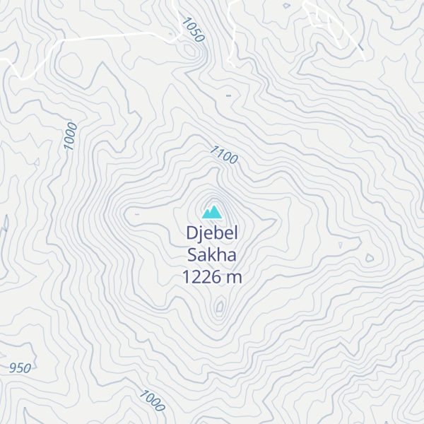 Map of Djebel Sakha